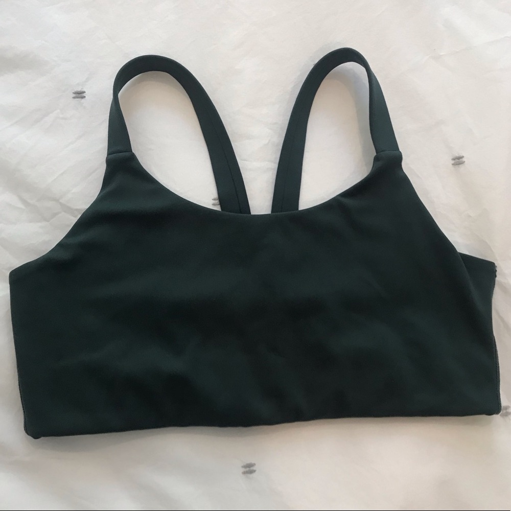 Girlfriend Collective Lou Bra in Moss
